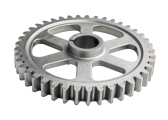 cogwheel isolated on transparent background.