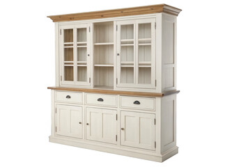 Country Cottage Hutch isolated on transparent background.	