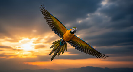 bird in the sky