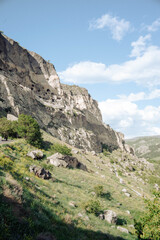Fototapeta premium Vardzia, Georgia – Medieval Cave Monastery in the Southern Cliffs