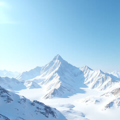 Obraz premium snow covered mountain