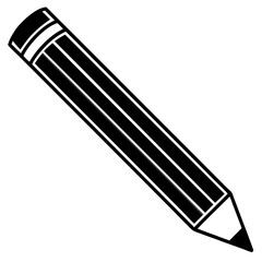 Flat Pencil Icon – Study Tools