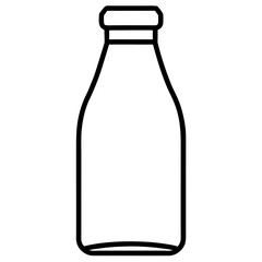 Milk bottle icon