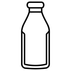 Milk bottle icon