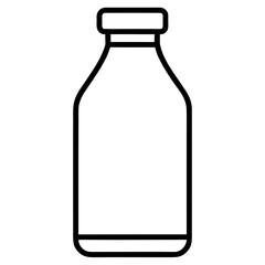 Milk bottle icon
