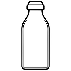 Milk bottle icon