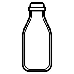 Milk bottle icon