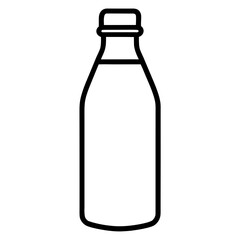 Milk bottle icon