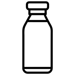 Milk bottle icon