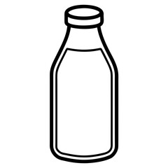 Milk bottle icon
