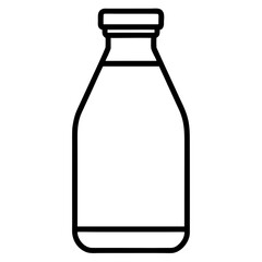 Milk bottle icon