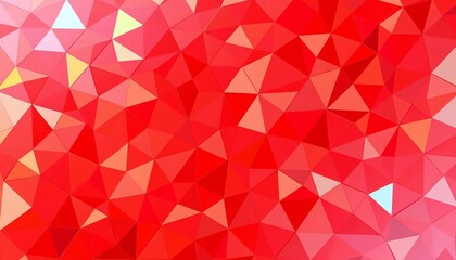 Abstract red triangle mosaic texture background , geometric texture, colorful background