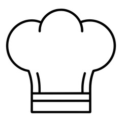 Minimal Chef Hat Icon Design