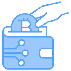 Cryptocurrency Outline Icon