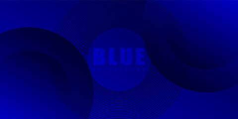 Abstract blue modern background with. Dynamic geometric shapes. Vector illustration.