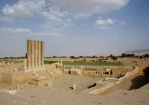 The great temple of Marib, Yemen