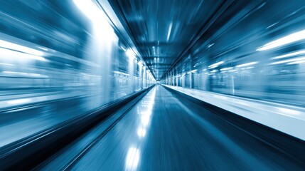 Moving through a tunnel