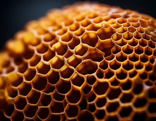 background extreme macro shot of beehive texture texture minimalist beauty moody lighting photorealistic accuracy perfect curves