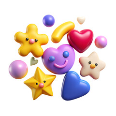 Obraz premium heart shaped candles