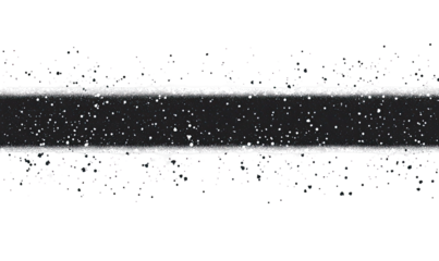 Abstract horizontal band with glittery particles