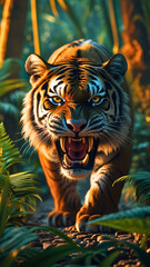 tiger in the wild