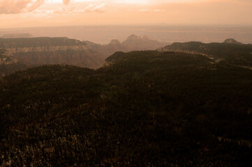 Aerial View Grand Canyon Arizona