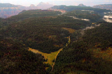 Fototapeta premium Aerial View Grand Canyon Arizona