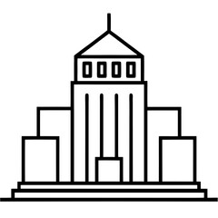Minimal Urban Building Icons