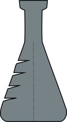 Science Erlenmeyer Flask Icon Design
