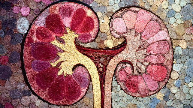 Human kidney. Hypernephroma
