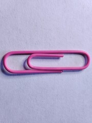 paper clip isolated on white