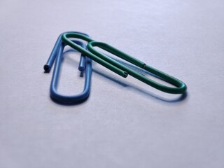 paper clip on white background