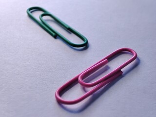 paper clip isolated on white