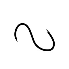 Shoelace silhouette 