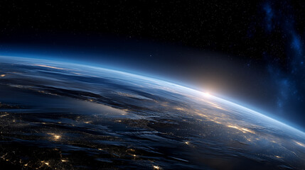 Earthshine Illumination of Earth from Space at Night