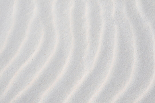 Close-Up of White Sand Texture
