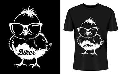 Funny Biker Motorcycle Chick Rider Motorbike Women T-shirt Design