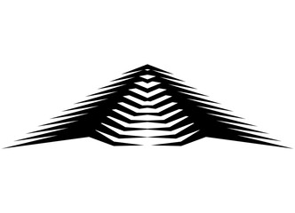 Striped vector pattern of black lines on a white background, Sports design element. Vector background of lines. For covers, rolls, advertising. packaging