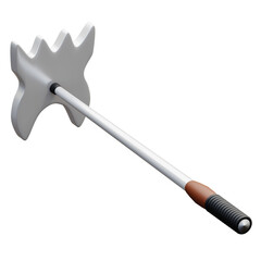 A long-handled stick designed to press and tighten billiard balls in a triangle formation before breaking. Often used in professional setups