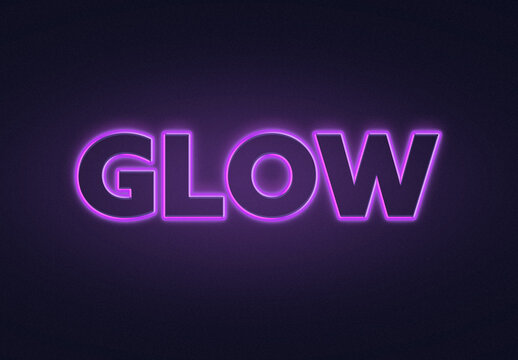 Text Effect Glow