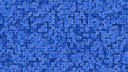 Abstract blue animate Background. Abstract block light trails futuristic background.