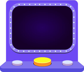 vector illustration of a tv screen