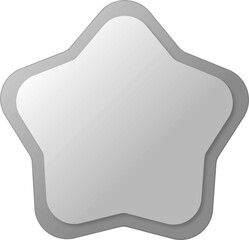 blank badge isolated on white