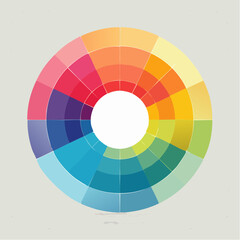 Obraz premium Abstract illustration of vibrant overlapping circles in a vintage background