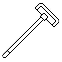 Allen Key line art vector