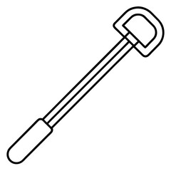 Allen Key line art vector
