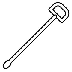 Allen Key line art vector