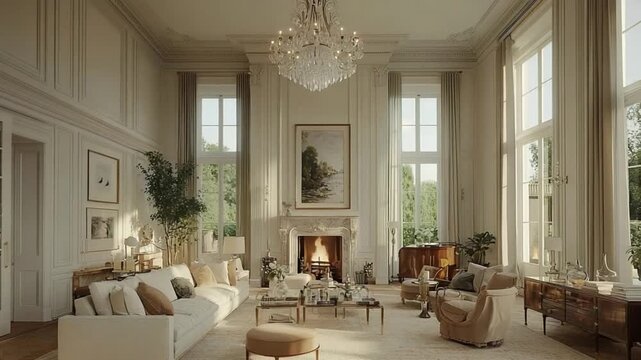 regency home interior in brighton english house video