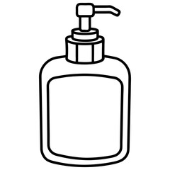 Clean Design Soap Bottle Icon