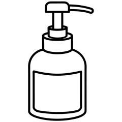 Clean Design Soap Bottle Icon